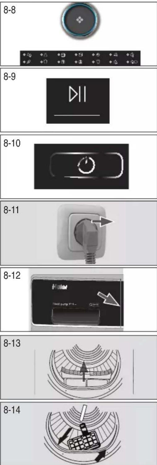 HAIER HD100-A3S979 - Зареждане на сушилнята - 2