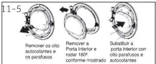 HAIER HD100-A3S979 - Remover o conjunto da porta - 1