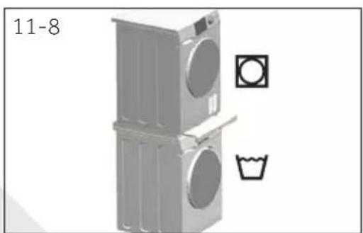 HAIER HD100-A3S979 - Obrátenie otvárania dverí (len pre modely s hmotnostou 8/9 kg) - 4