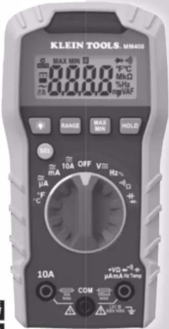 Klein Tools MM400 - NOTES - 7