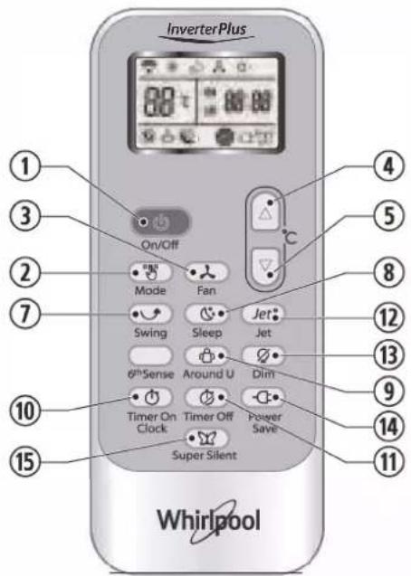 WHIRLPOOL FM18IDU32 - II BOTÃO TIMER OFF (TEMPORIZADOR DESLIGADO) - 1