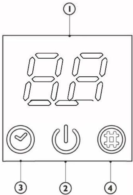 WHIRLPOOL FM18IDU32 - BESCHRIJVING INDICATOREN DISPLAY BEDIENINGSPANEL - 5