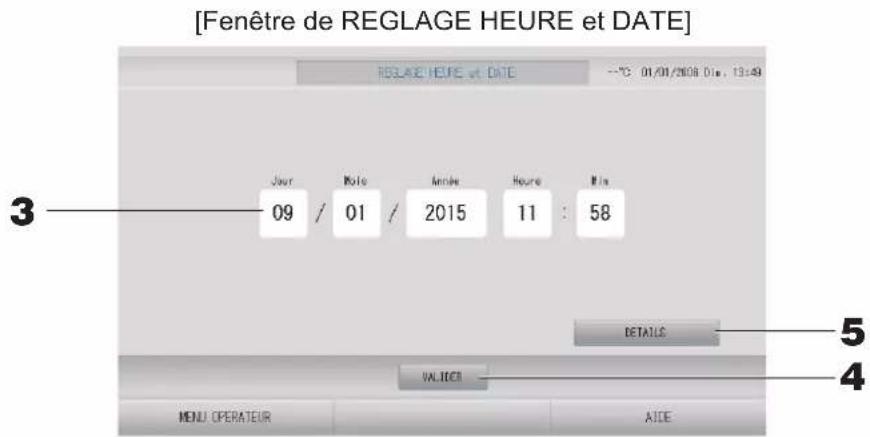 MITSUBISHI SC-SL4-BE3 - Time & date setting (Réglage de la date et de l'heure) - 1