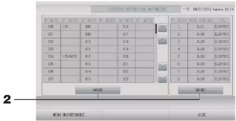 MITSUBISHI SC-SL4-BE3 - Defi nition wattmetre (SC-SL4-BE3 uniquement) - 1