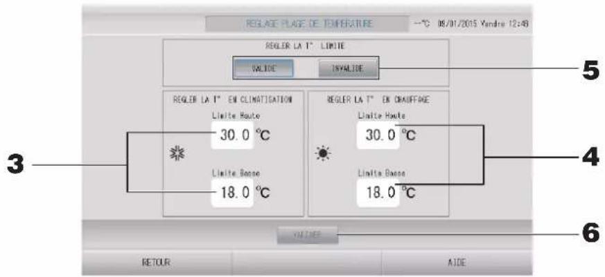 MITSUBISHI SC-SL4-AE3 - Reglage plage de temperature - 1