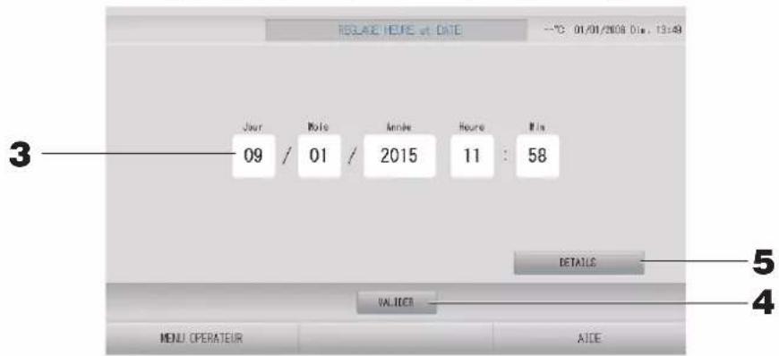 MITSUBISHI SC-SL4-AE3 - Time & date setting (Réglage de la date et de l'heure) - 1