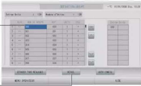 MITSUBISHI SC-SL4-AE3 - Group definition (Définition des groupes) - 2