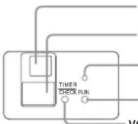 MITSUBISHI RCN-TC-24W-E2 - ÉCRAN D'AFFICHAGE ET INTERRUPTEUR BACKUP - 1