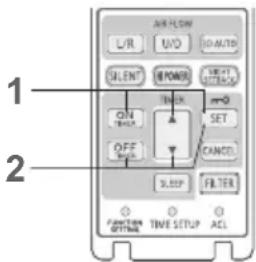 MITSUBISHI RCN-TC-5AW-E3 - MODE PROGRAM TIMER - 1