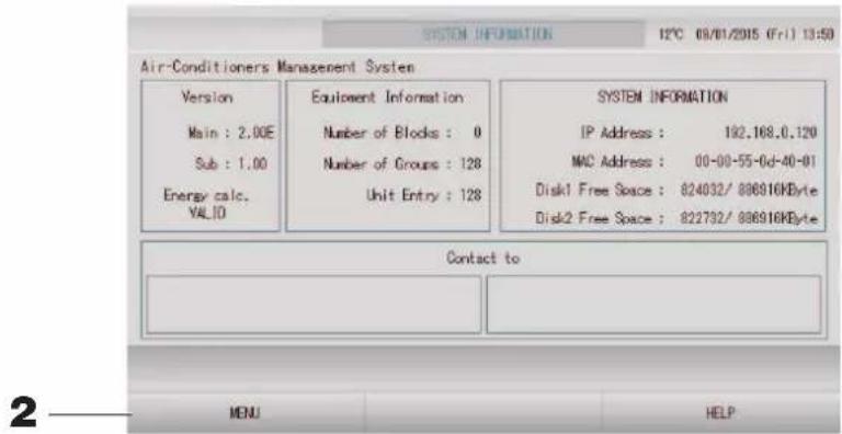 MITSUBISHI SC-SL4-BE2 - System Information (Informations sur le système) - 1