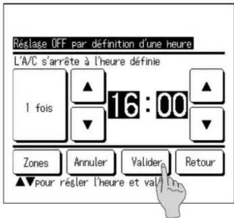 MITSUBISHI RC-EXZ3A - ■ Réglage OFF par définition d'une heure - 4