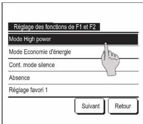MITSUBISHI RC-EXZ3A - ■ Réglage des fonctions de F1 et F2 - 2