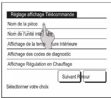 MITSUBISHI RC-EXZ3A - ■ Réglage affichage Télécommande - 1