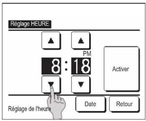 MITSUBISHI RC-EXZ3A - Réglage HEURE - 2