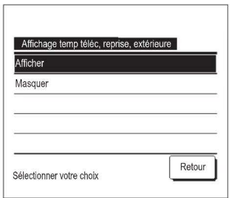 MITSUBISHI RC-EXZ3A - ⑧ Affichage temp téléc, reprise, extérieure - 1