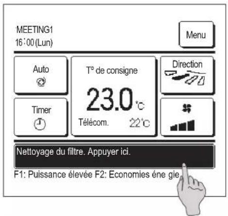 MITSUBISHI RC-EXZ3A - Initialisation filtre - 1