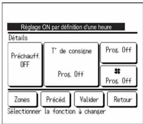 MITSUBISHI RC-EXZ3A - ■ Réglage ON par définition d'une heure - 2