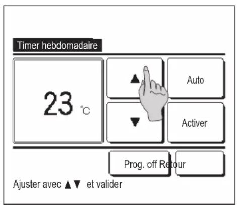 MITSUBISHI RC-EXZ3A - Appuyer sur le mode de fonctionnement souhaité. - 1
