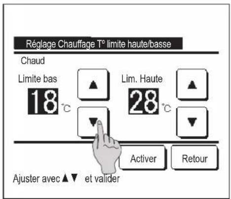 MITSUBISHI RC-EXZ3A - ■ Réglage de la plage de température - 3