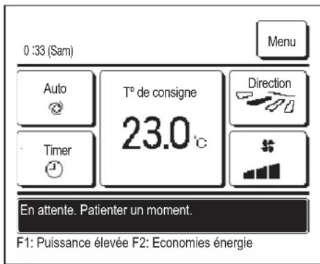MITSUBISHI RC-EXZ3A - ■ "En attente. Patienter un moment." affiché - 1