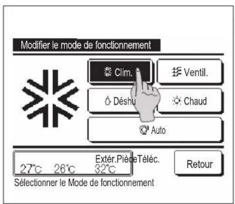 MITSUBISHI RC-EXZ3A - Modifier le mode de fonctionnement - 2