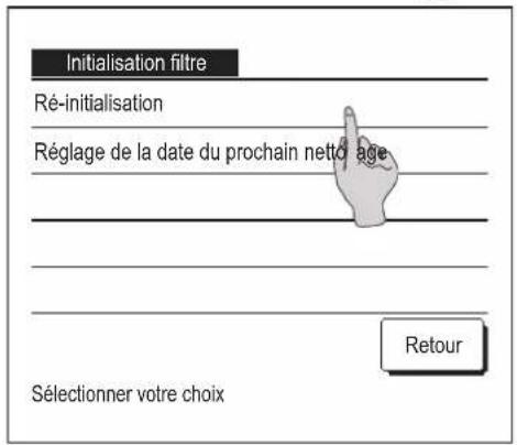 MITSUBISHI RC-EXZ3A - Initialisation filtre - 2
