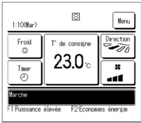 MITSUBISHI RC-EXZ3A - Limitations sur les télécommandes secondaires - 1