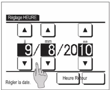 MITSUBISHI RC-EXZ3A - Réglage HEURE - 1
