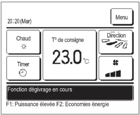 MITSUBISHI RC-EXZ3A - ■ "Dégivrage en cours." - 1