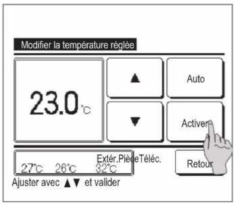 MITSUBISHI RC-EXZ3A - Modes de fonctionnement sur les écrans du menu - 4