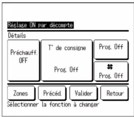 MITSUBISHI RC-EXZ3A - ■ Réglage ON par décompte - 2