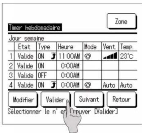 MITSUBISHI RC-EXZ3A - Sélectionner la température souhaitée (par intervalles de 1 °C) à l'aide des touches ▲ ▼ . Ou appuyer sur la touche Auto et sélectionner le réglage automatique de la température. - 3