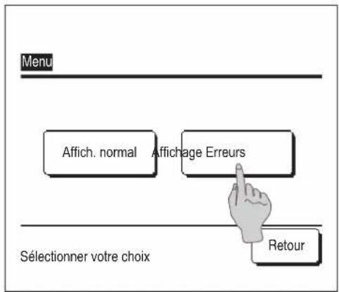 MITSUBISHI RC-EX3A - Affichage des erreurs et coordonnées du SAV - 2