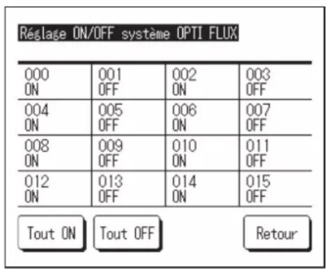 MITSUBISHI RC-EX3A - OPTI FLUX ON / OFF (pour l'utilisation du panneau avec l'anti courant d'air) - 2