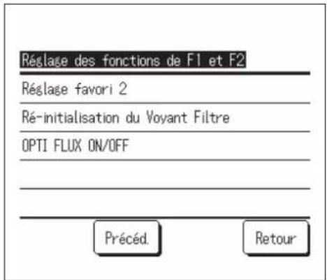 MITSUBISHI RC-EX3A - ■ Réglage des fonctions de F1 et F2 - 3