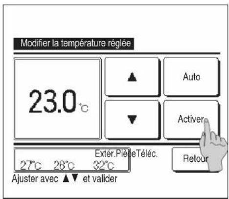 MITSUBISHI RC-EX3A - Modes de fonctionnement sur les écrans du menu - 4