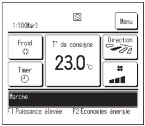 MITSUBISHI RC-EX3A - Limitations sur les télécommandes secondaires - 1