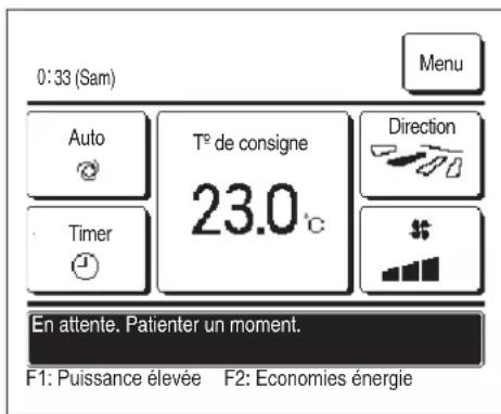 MITSUBISHI RC-EX3A - ■ "En attente. Patienter un moment." affiché - 1