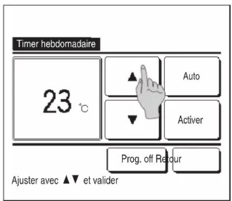 MITSUBISHI RC-EX3A - Appuyer sur le mode de fonctionnement souhaité. - 1