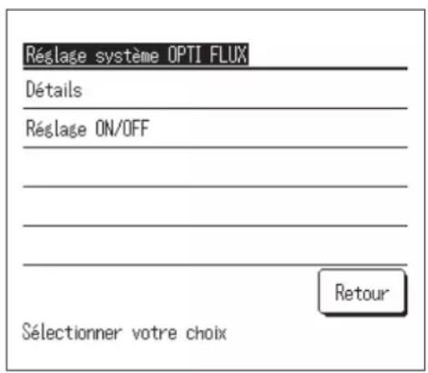 MITSUBISHI RC-EX3A - Réglage système anti courant d'air (pour l'utilisation d'un panneau anti courant d'air) - 1