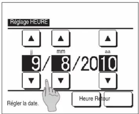 MITSUBISHI RC-EX3A - Réglage HEURE - 1