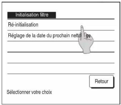MITSUBISHI RC-EX3A - Initialisation filtre - 2