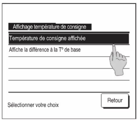 MITSUBISHI RC-EX3A - ■ Afficher la température de consigne - 1