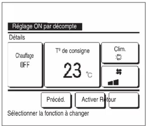 MITSUBISHI RC-EX3A - ■ Réglage ON par décompte - 2