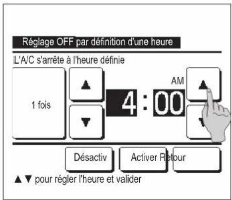 MITSUBISHI RC-EX3A - ■ Réglage OFF par définition d'une heure - 1