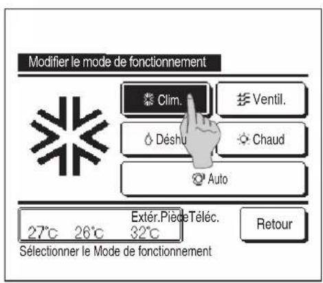 MITSUBISHI RC-EX3A - Modifier le mode de fonctionnement - 2