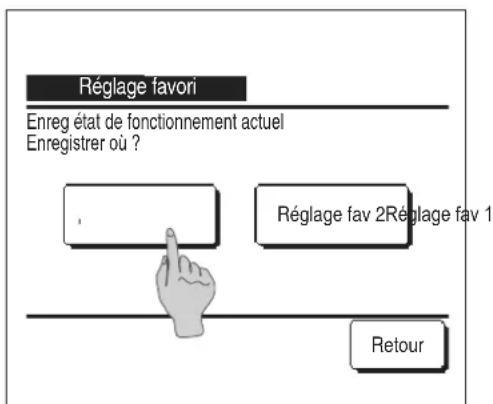 MITSUBISHI RC-EX3A - Enregistrer des préférences - 1