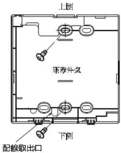 上侧 床旁外宽 下侧 配線取出口