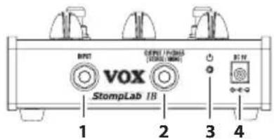 MPT OEMT / 1/2015 [STOMP] (MHz) BOX StompLab 1B 1 2 3 4 R: 1V ←←→
