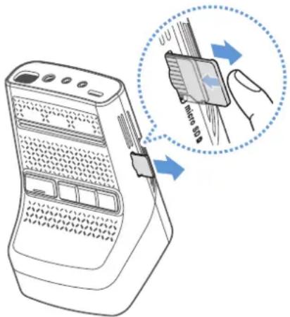 Thinkware U3000 - Retrait et insertion de la carte mémoire - 1
